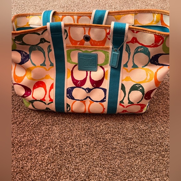 Coach Handbags - Coach Scribble Tote